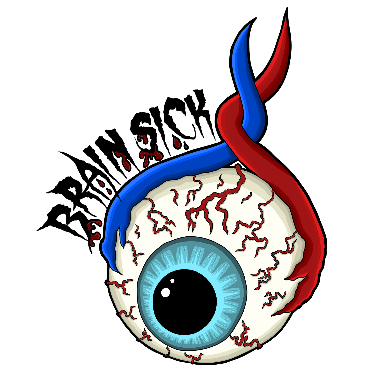 Eyeball Sticker – Brain Sick
